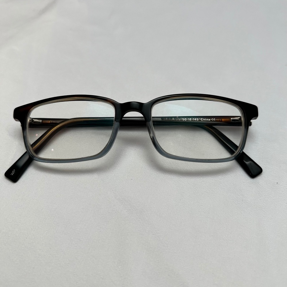 Warby Parker Men's Wilkie Eyeglass Frames Eastern Bluebird 50-18-145 Rectangular